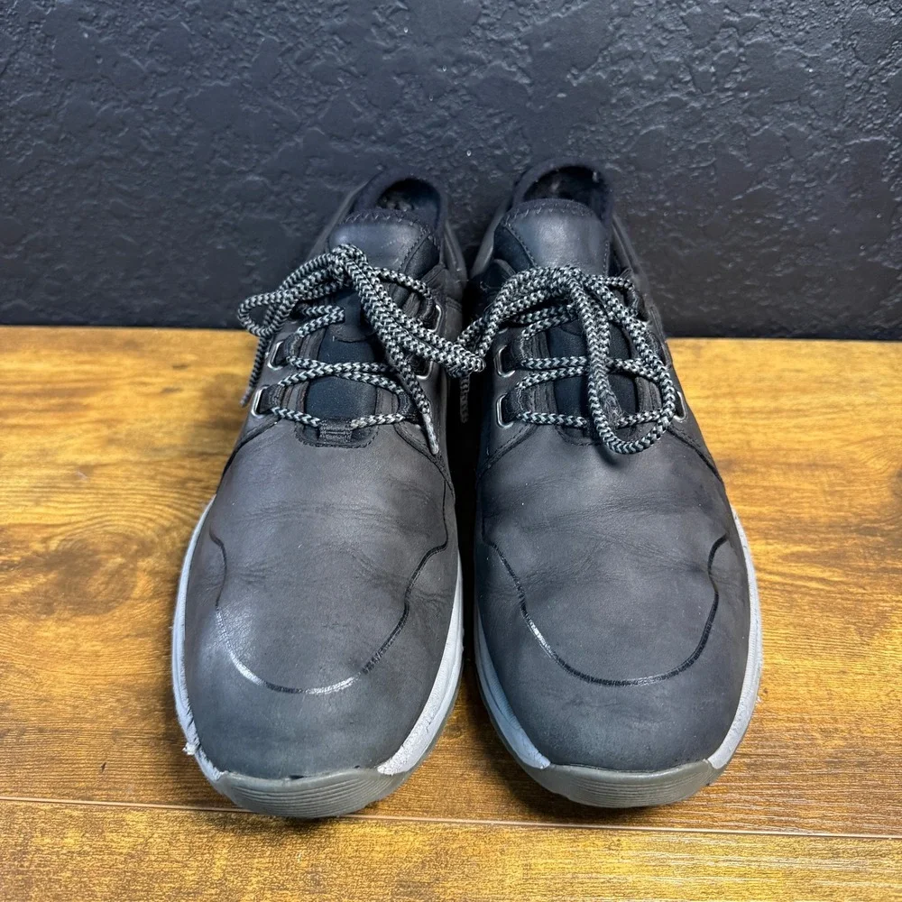 Johnston & Murphy XC4 25-3305 Black‎ Leather Waterproof Hiking Shoes Mens 10M